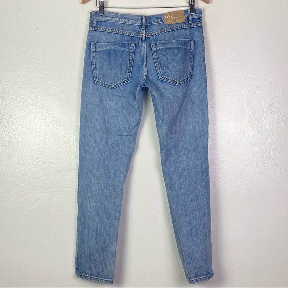 One By One Teaspoon Awesome Baggies Distressed Destroyed Blue Jeans - Picture 5 of 8